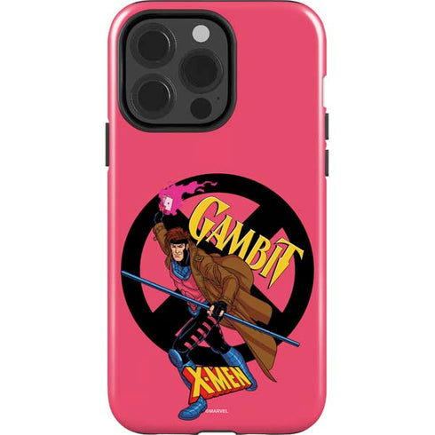 Marvel X-Men Gambit iPhone 15 Pro Impact Case